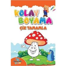 Boyama Zamanı Şirin Boyama Çizgi Çalışmaları