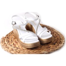 Papuçcity Sprs 02829 Dolgu Taban Kadın Sandalet