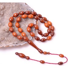 Arpa Kesim Yılan Ağacı Tesbih 6*9 mm