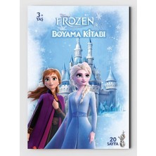 ZNC Frozen, Çocuklar Için Eğlenceli Boyama Kitabı, (+20), (Tam Sayfa Resimli Boyama Kitabı)