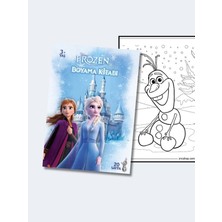 ZNC Frozen, Çocuklar Için Eğlenceli Boyama Kitabı, (+20), (Tam Sayfa Resimli Boyama Kitabı)