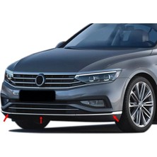 Ebal Oto Vw Passat 3c B8,5 Krom Ön Tampon Alt Çıta 3 Prç. 2019 Ve Üzeri P.Çelik