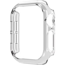 Apple Watch 10. Nesil 42MM Ile Uyumlu Silikon Tam Koruma Kasa Kılıfı ( Ekran Kısımı Açık )