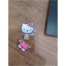 3D Hobi Center Hello Kitty 64 GB USB Bellek Anahtarlık Hello Kitty Flash Disk