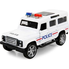 Işıklı Polis Jeep Model Arabalar 12 cm - 1 Adet