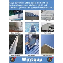 Wintoup Süper Güçlü Su Geçirmez Sızdırmaz Mavi Çok Amaçlı Tamir ve İzolasyon Bandı 48 mm x 10 m