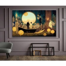 Limitless Design Restaurat Ve Mutluluk Tasaım Hd Baskı Kanvas Tablo