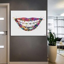 Limitless Design Ağız ve Diş Sağlığı Polikliniği Tabloları Dekoratif Diş, Dekoratif Dişçi, Dişçi Dekorasyonu Dsc-24
