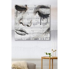 Limitless Design Hüzünlü Melodi Hd Baskı Kanvas Tablo