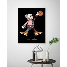 Limitless Design Kaws Basketball Duvar Dekorasyon Hd Baskı Kanvas Tablo