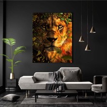 Limitless Design Dekoratif Lion King Hd Baskı Kanvas Tablo