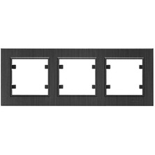 Makel Çerçeve Üçlü Siyah Karea Line