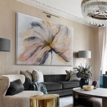 Limitless Design |Krem-Soft Kombini En Çok Sevilen Çiçek Tablosu |Çerçevesiz Hd Baskı Kanvas Tablo