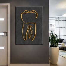 Limitless Design Ağız Ve Diş Sağlığı Polikliniği Tabloları Dekoratif Diş, Dekoratif Dişçi, Dişçi Dekorasyonu Dsc-170a