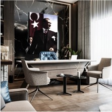 Limitless Design Atatürk Modelli Dekoratif Hd Baskı Kanvas Tablo