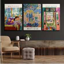 Limitless Design 3'Lü Set Kanvas Duvar Tablosu Canvas Tablo Boho Klasik Modern Eu 202
