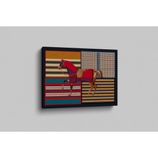 Limitless Design Hd Baskı Kanvas Tablo Çok Renkli Modern At Desenlı 894