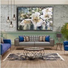 Limitless Design Çiçek Desenli Dekorati Şık Hd Baskı Kanvas Tablo