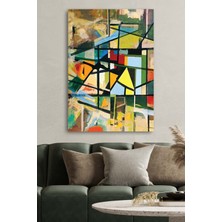 Limitless Design Hd Baskı Kanvas Tablo Baskılı Dekoratif Yağlıboya Soyut Renkler Şekiller Ev Ofis Otel Dekor