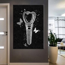 Limitless Design Ağız Ve Diş Sağlığı Polikliniği Tabloları Dekoratif Diş, Dekoratif Dişçi, Dişçi Dekorasyonu Dsc-126