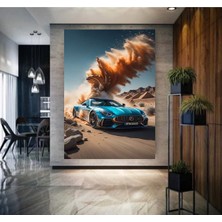 Limitless Design Mercedes Özel Tasarım Otomobil Galeri,Ev,Ofis Hd Kalite Hd Baskı Kanvas Tablo/007-E