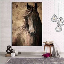 Limitless Design Asil At Dekoratif Hd Baskı Kanvas Tablo Hd Baskı Kanvas Tablo Premium Kalite