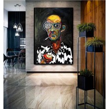 Limitless Design Soyut Sanat Dekoratif Ahşap Kanvas Duvar Boy Tablo