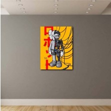 Limitless Design Kaws Robotik Duvar Dekorasyon Hd Baskı Kanvas Tablo