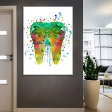 Limitless Design Ağız Ve Diş Sağlığı Polikliniği Tabloları Dekoratif Diş, Dekoratif Dişçi, Dişçi Dekorasyonu