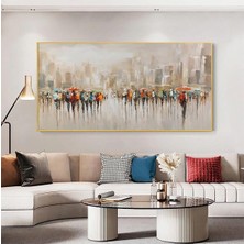 Limitless Design Yağlı Boya Görünümlü Soyut Tablo