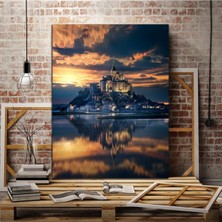 Limitless Design Günbatımı Manzaralı Hd Baskı Kanvas Tablo Mn2