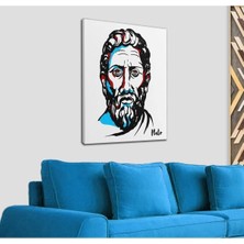 Limitless Design Plato Dekoratif Hd Baskı Kanvas Tablo 1214