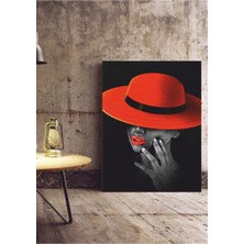 Limitless Design Siyahi Kız Hd Baskı Kanvas Tablo