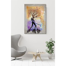 Limitless Design Salon Için Dikey Aşk Temalı Duvar Tablosu