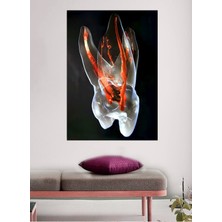 Limitless Design Özgün Tasarım Diş Sinir Sistemi,Dent,Dişçi,Ortodonti Hekimi Hd Baskı Kanvas Tablo