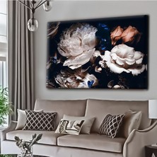 Limitless Design Dekoratif Tablonuz Dekoratif Modern Şık Çiçek Hd Baskı Kanvas Tablo E19