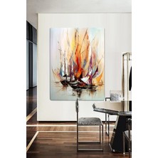 Limitless Design Yelkenliler Limanda Hd Baskı Kanvas Tablo