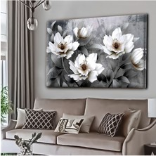 Limitless Design Dekoratif Tablonuz Dekoratif Modern Şık Çiçek Hd Baskı Kanvas Tablo E11