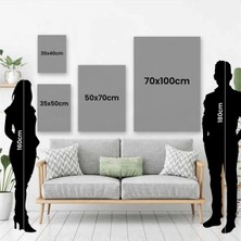 Limitless Design Kanvas Duvar Tablosu Baskılı Yağlıboya Kabartmasız Kafe Kadınlar Ev Ofis Dekor