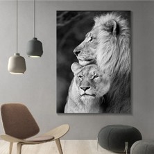 Limitless Design Aslan Leopar Hd Baskı Kanvas Tablo ASL-170-91