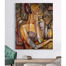 Limitless Design Dev Boyut Kadın Dekoratif Kanvas Duvar Tablo