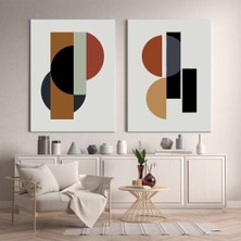 Limitless Design Soyut Temalı Dekoratif Hd Baskı Kanvas Tablo 2'li Set Olarak Satılmaktadır