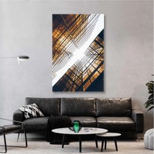 Limitless Design Gökdelen Rezidans Şehir Görüntüsü Inşaat City Hd Baskı Kanvas Tablo AR030238