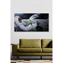 Limitless Design Dev Boyut Dekoratif Troll Astronot Duvar Hd Baskı Kanvas Tablo