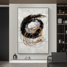 Limitless Design Yağlı Boya Görünümlü Soyut Tablo