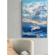 Limitless Design Exclusive Sanatsal Soyut Yağlı Boya Görünümlü Dekoratif Hd Baskı Kanvas Tablo