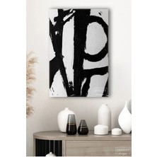 Limitless Design Exclusive Modern Soyut Yağlı Boya Efektli Dekoratif Hd Baskı Kanvas Tablo