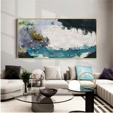Limitless Design Yağlı Boya Görünümlü Dekoratif Soyut Hd Baskı Kanvas Tablosu