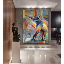 Limitless Design Gizemli Dans Hd Baskı Kanvas Tablo