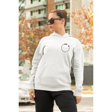 Swozz The Karma Minimal Tasarım Baskılı Sweatshirt Pamuklu Kalın Kumaş  Oversize